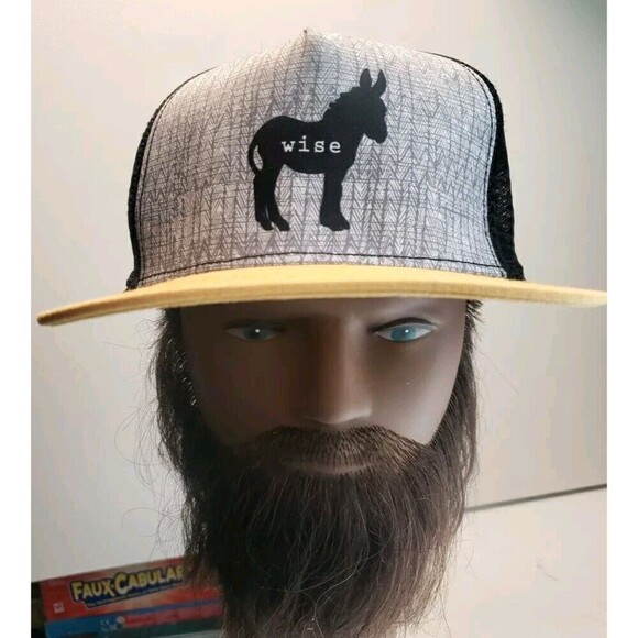 Prana  Wise A$$ Donkey Snapback Trucker Hat - Picture 4 of 11